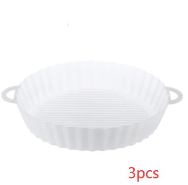 Air Fryer Tray Silicone Kitchen Supplies AirFryer Silicone Pot Grill Pan Accessories Disposable Paper Liner