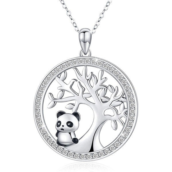 Panda pendant necklace