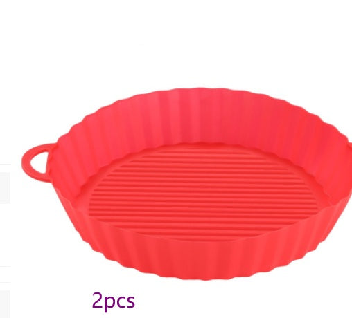 Air Fryer Tray Silicone Kitchen Supplies AirFryer Silicone Pot Grill Pan Accessories Disposable Paper Liner