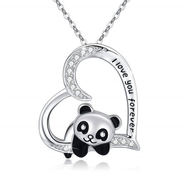 Panda pendant necklace